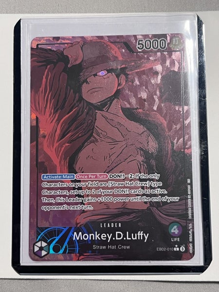 Monkey D Luffy EB02-010 Leader Alt Art [MINT] Carousel 3