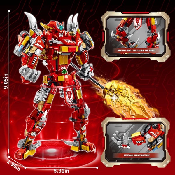 Letsbay 2 in1 Tyrannosaurus Dinosaur Building Kits, Compatible with Dinosaur Carousel 2