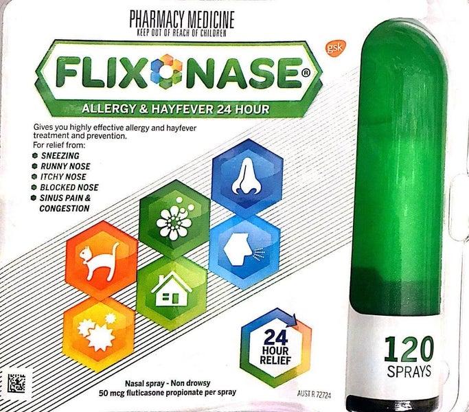 Flixonase Allergy & Hayfever Nasal Spray 24 hours relief 120 sprays Pharmacy ... Carousel 1