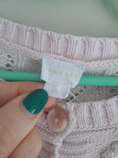 Jamie Kay Sophie Cardigan Size 4 - Butterfly Fleck/Pink Carousel 2