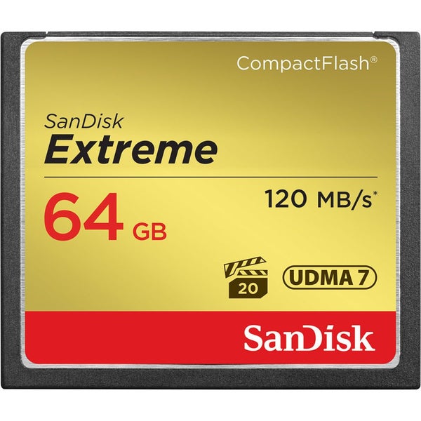 Sandisk CF Extreme Memory Card - 64GB Carousel 1