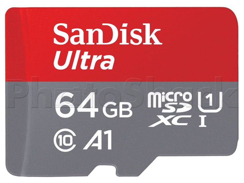 SanDisk Ultra MicroSD Memory Card - 64GB with A1 Carousel 1