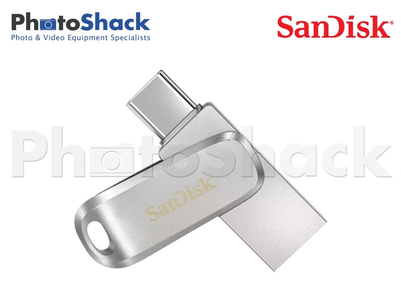 SanDisk Ultra Dual Drive Luxe USB Type-A & Type-C Flash Drive 128GB Carousel 1