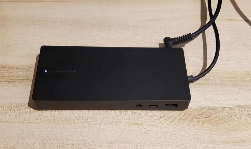 HP Elite USB-C Docking Station with 65W AC Charger for USB-C Laptop Carousel 2