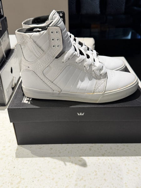 Supra Muska 001 Skytop White/Croc-White Size 10US (S18240)64825172514690110