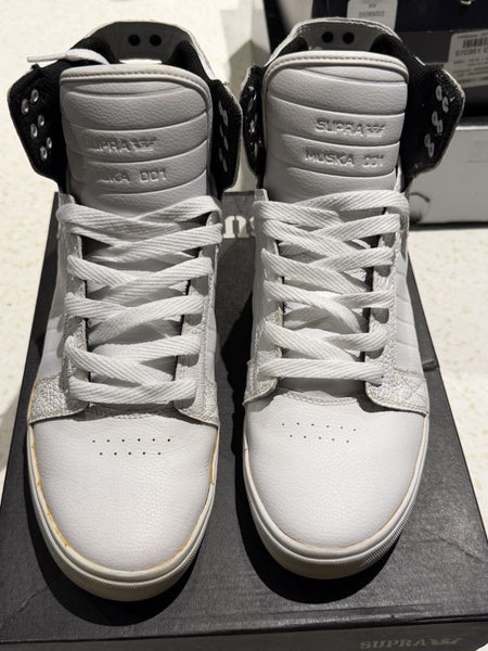 Supra Muska 001 Skytop White/Croc-White Size 10US (S18240)64825172514690111