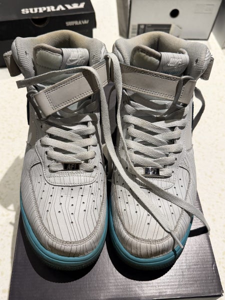 Nike Lunar Force 1 Mid LTHR Pure Platinum Size 10US64825172522242111