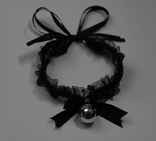 Lace Bell Choker Necklace Sexy Lingerie Accessory Carousel 2