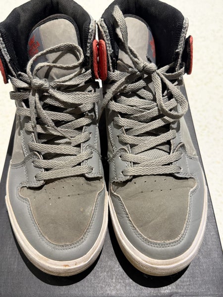 Supra Vaider Grey-Red-White Size 10US (98201)64825571456641111