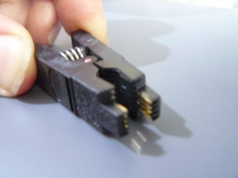 SOP/SOIC Test Clip, Offset Pins To Fit Dupont Wires, Choose 8 or 16 Pin Carousel 1