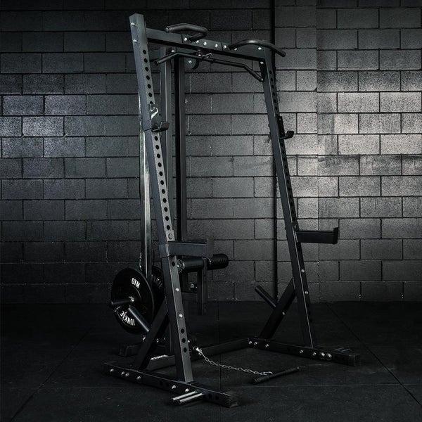 Prodigy Commercial Half Rack with Lat Pulldown Attachment Carousel 2