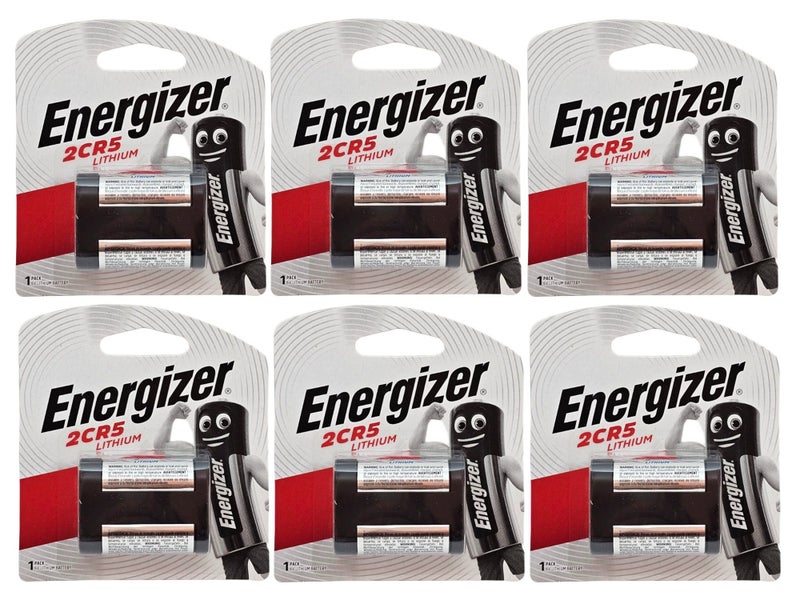 Energizer 2CR5 6V Lithium Photo Battery - 6 Pack Carousel 1
