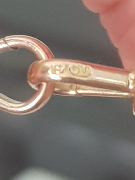 Antique 9ct Rose Gold Chain Carnelian Bloodstone Fob pendant W.J.P England Carousel 2