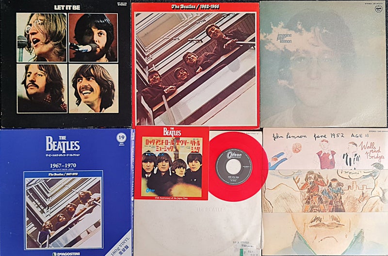 The Beatles – 6 x LPs / 10 x 7" Red Vinyl / Various Inserts / Photos/ Booklets64829424850945110