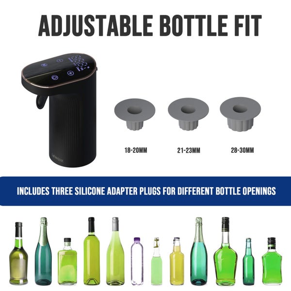 Instant Wine Aerator & Dispenser With Adjustable Bottle Fit Carousel 2