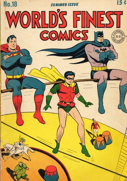Rare Golden Age Comic: WORLD'S FINEST COMICS, No. 18 Carousel 1