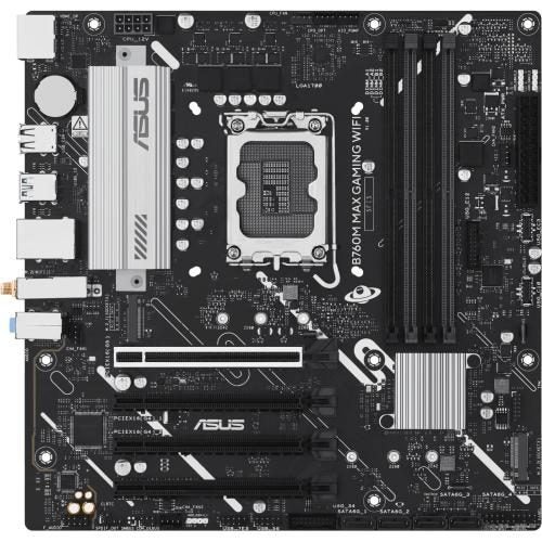 ASUS B760M MAX GAMING WIFI mATX Motherboard Intel Socket LGA1700, B760 Chipset, Carousel 1