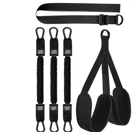 Heavy Duty Resistance Band for Pull Up Bar Strength Training Black Carousel 8