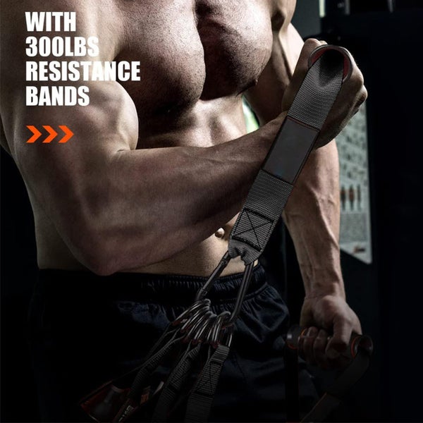 Heavy Resistance Exercise Bands 300lbs with Handles Workout Bands Weight Band Carousel 2