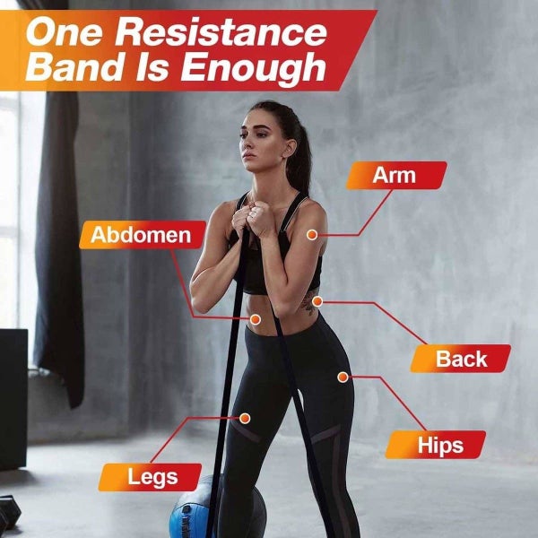 Resistance Bands 5 Pack Sports Elastic Band Assist Straps For Pull Ups Carousel 2
