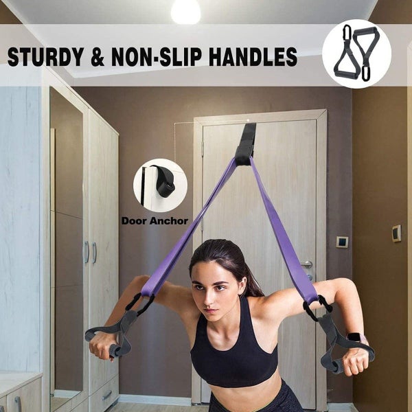Resistance Bands 5 Pack Sports Elastic Band Assist Straps For Pull Ups Carousel 2