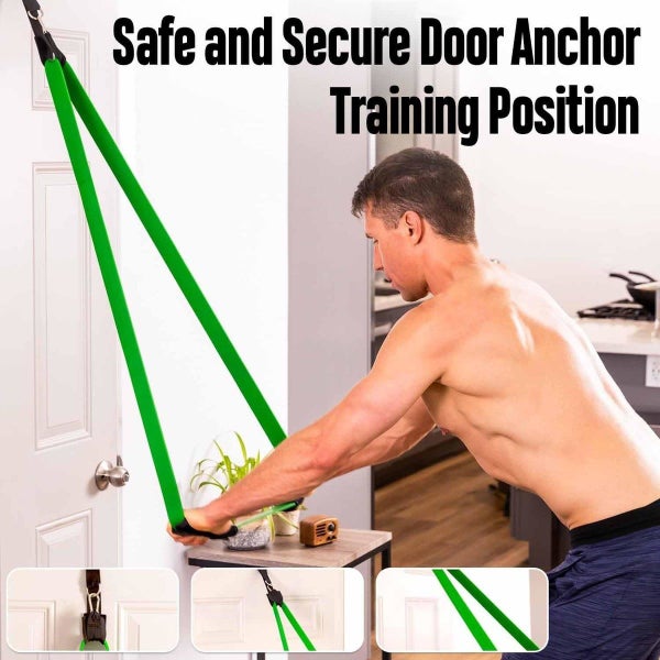 Resistance Bands 5 Pack Sports Elastic Band Assist Straps For Pull Ups Carousel 14