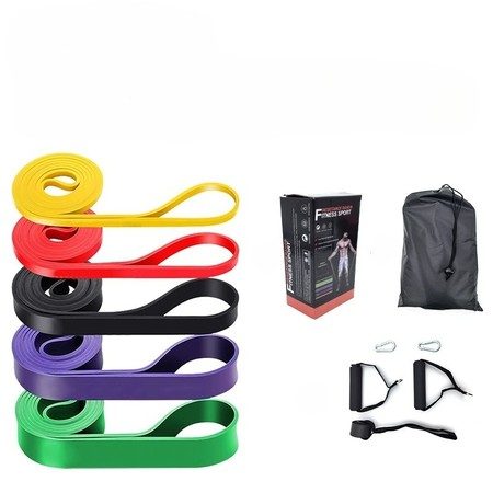 Resistance Bands 5 Pack Sports Elastic Band Assist Straps For Pull Ups Carousel 1