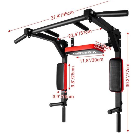 Power Pull Up Bar Chin Up Bar Station - (NZ Clearance) Carousel 1