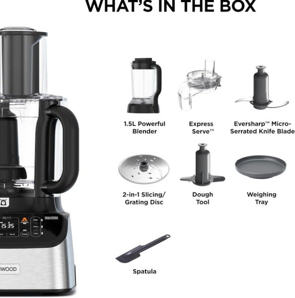 Kenwood MultiPro OneTouch 2-in-1 3L Processor + 1.5L Blender (FDM73480SS)64830382791297114