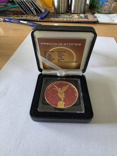 Precious stones ruby dust and gold libertad Carousel 1