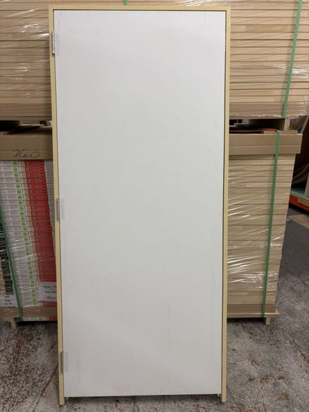 DURAMAX EXTERIOR FLUSH PREHUNG FIBREGLASS DOOR 1980MM HIGH X 845MM WIDE Carousel 1