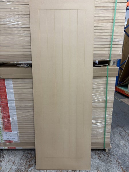 HALLMARK CASHMERE V GROOVE SOLID CORE DOOR 2200H X 760W Carousel 1