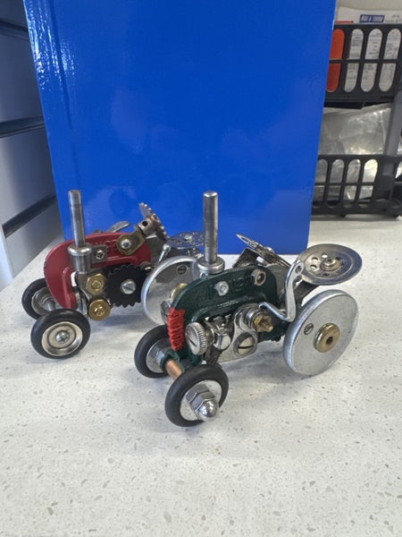 Handcrafted Recycled Model Tractor Carousel 1