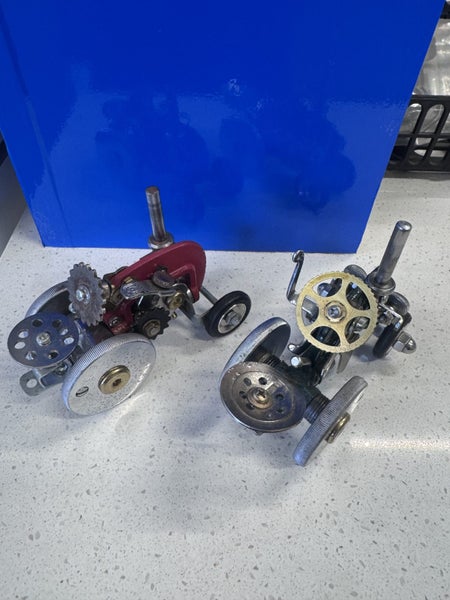 Handcrafted Recycled Model Tractor Carousel 2
