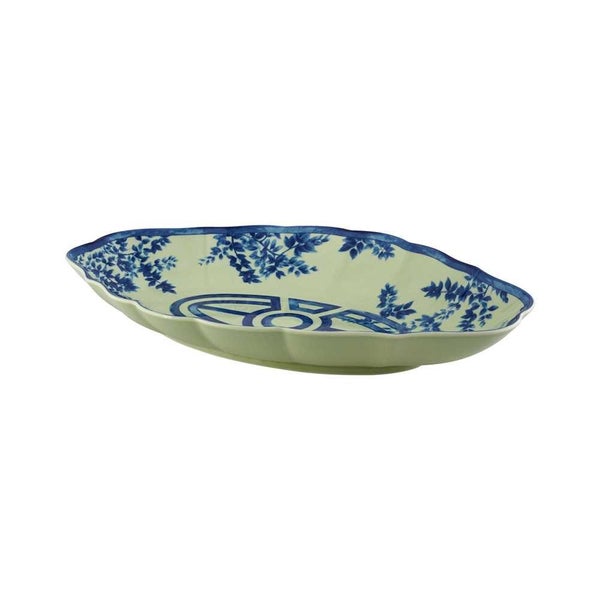 Vista Alegre The Meaning Platter Blue / Green Small Carousel 3