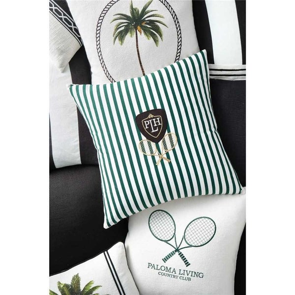 Paloma Tennis Stripes Cushion 55x55cm Carousel 2