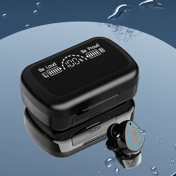 Bluetooth 5.3 Headset Digital Power Display Wireless Earbuds Long Life Less Carousel 1