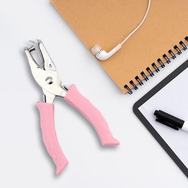 Paper Punch 6mm Round Hole Punch - Macaroon Rubberised Punching Pliers - Si Carousel 7
