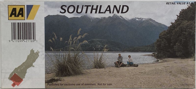 AA ROAD MAP: Southland District circa 1980 Carousel 1