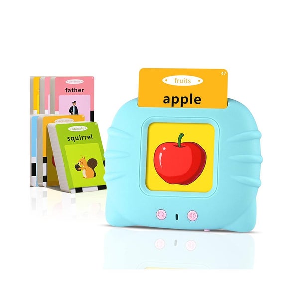 Blue Cat [Plain English] [112 Cards 224 Contents] Bilingual Early Learning Flash Carousel 1