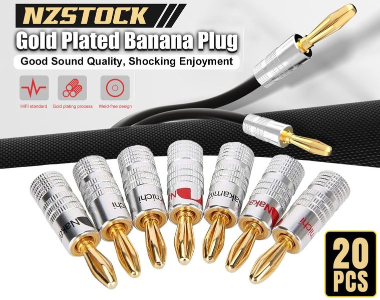 Banana plugs Nakamichi x 20 Carousel 1