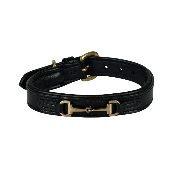 WeatherBeeta Weatherbeeta Leather Snaffle Dog Collar Carousel 1