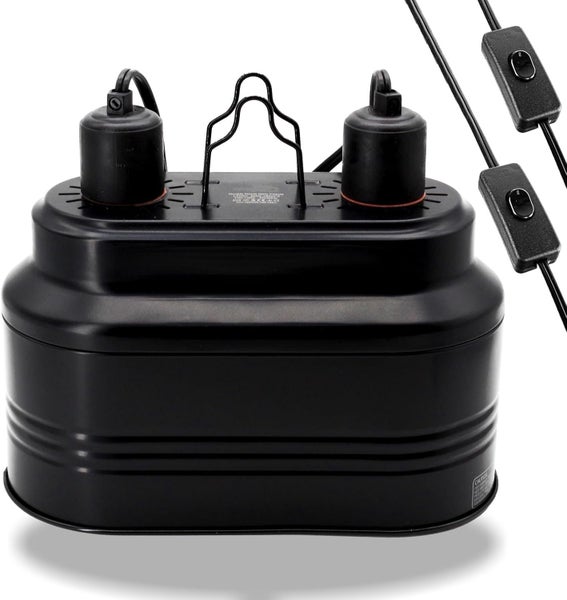 Dual Reptile Lamp Fixture NZ Clearance