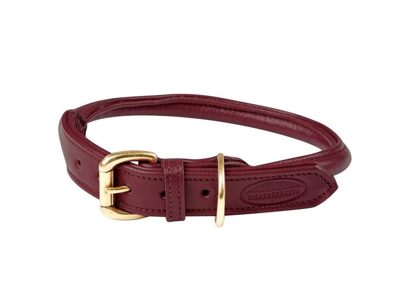 WeatherBeeta Weatherbeeta Rolled Leather Dog Collar Carousel 1