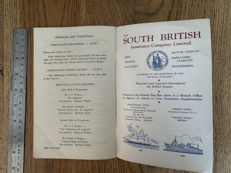 Coronation Celebrations Christchurch 1953 Carousel 4