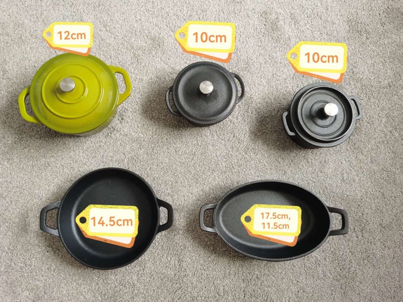 Brand new Cast Iron Cookware set (5 pcs) Carousel 1