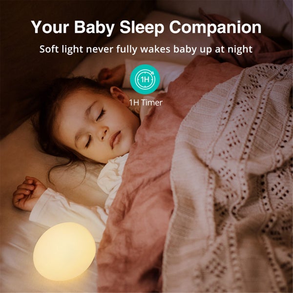 Taotronics VA-CL009 Baby Safe Dimmable Touch Control Night Light Soft light & Carousel 6