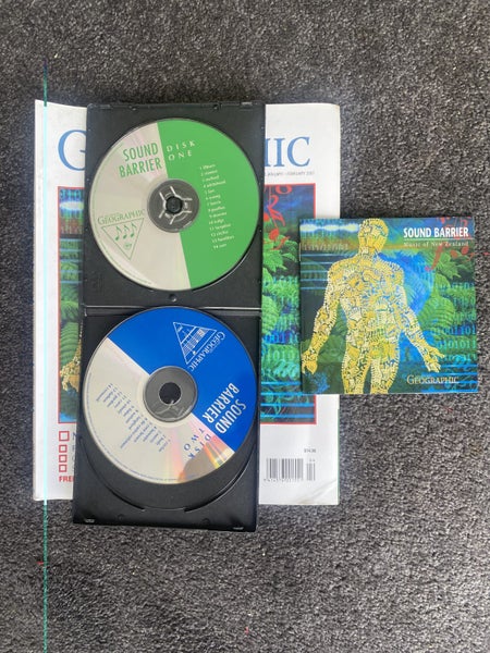 New Zealand Geographic - contains CD Sound Barrier Music of New Zealand Carousel 2