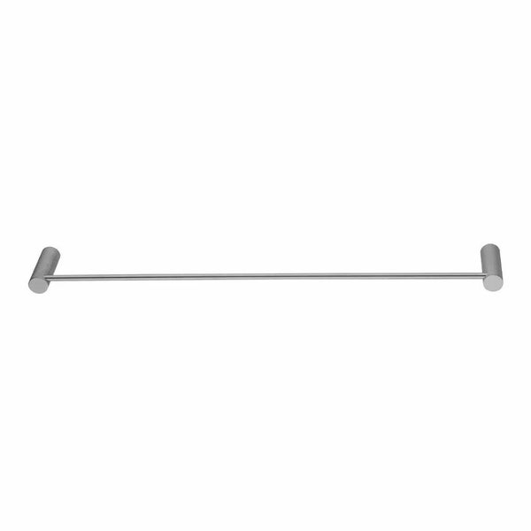 Knurled Brushed Nickel Single Towel Rack Rail 600mm Carousel 2