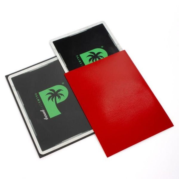 Palms Off: Blackout Deck Sleeves (100) - Red Carousel 1